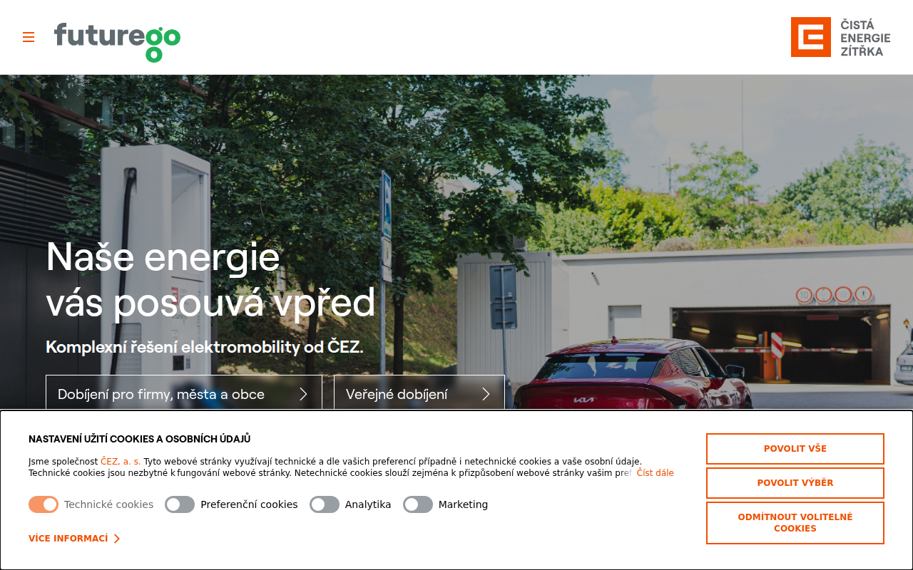 Screenshot webu futurego.cz